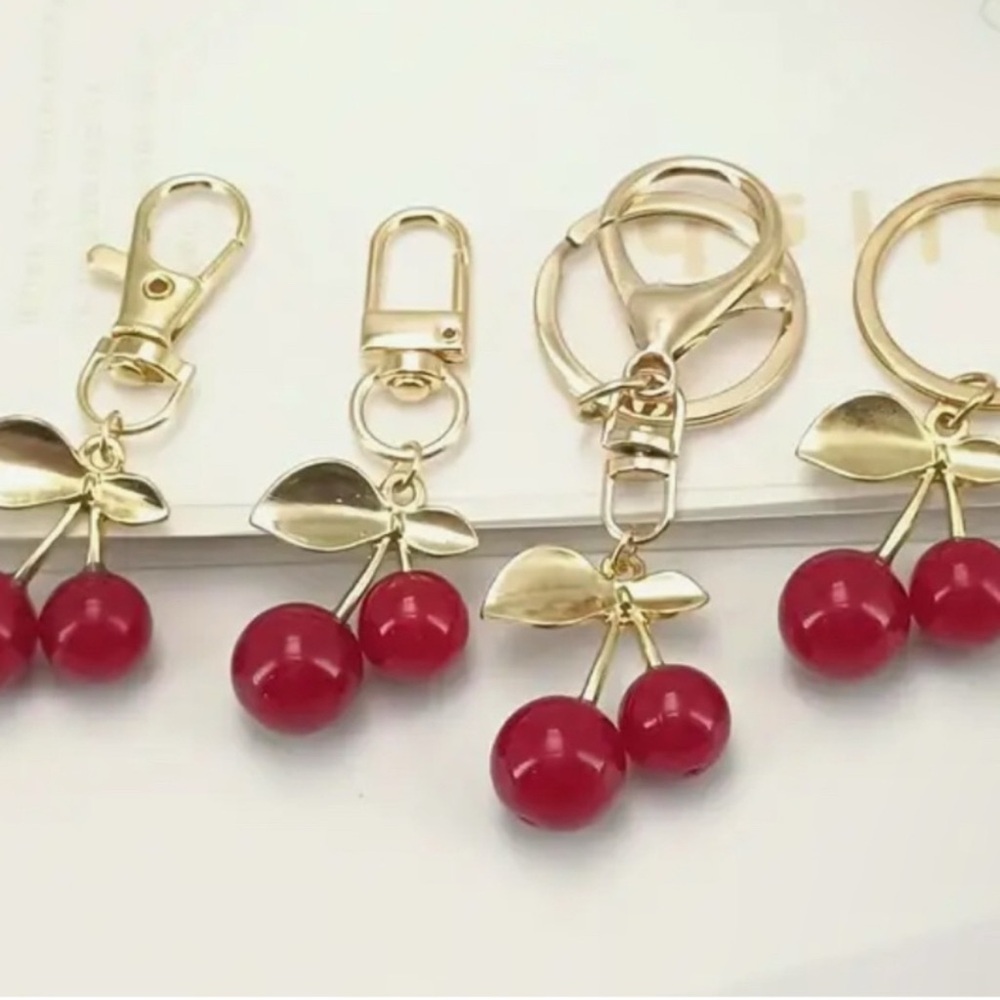 Cherries bag charms